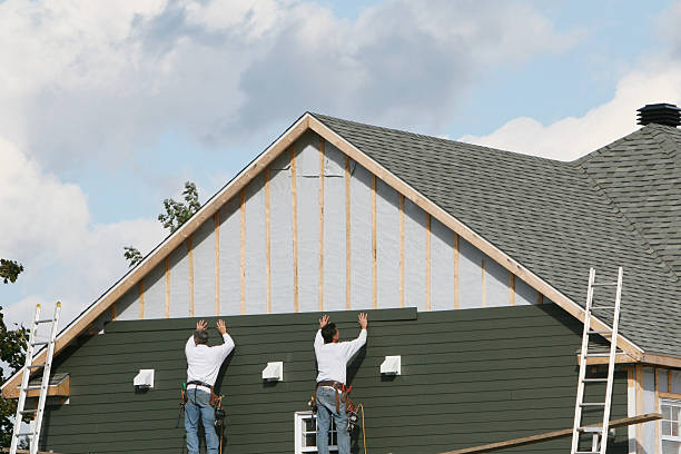 Professional Siding technician working in Webster, FL